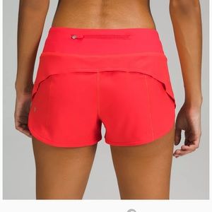 Lululemon Speed Up shorts, low rise, 2.5”